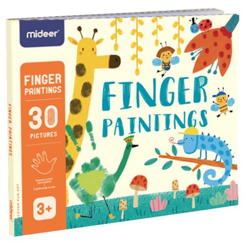 Umelecká kniha na maľovanie prstami