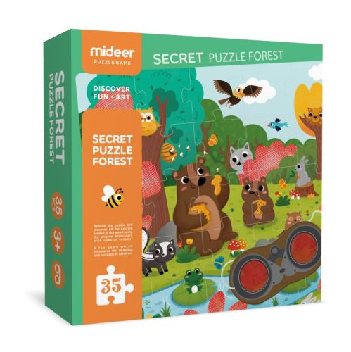 Detektívne puzzle - Tajomný les - 35 dielikov (verzia 2020)