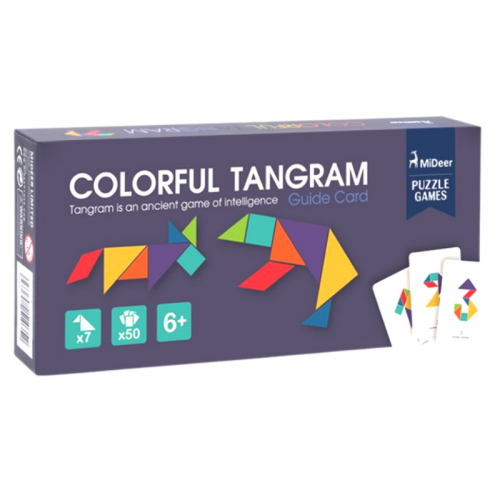 Hlavolam Farebný tangram (verzia 2021)