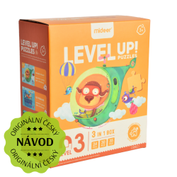 LEVEL UP! 03 - Cestování puzzle 3v1